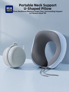 HLA | Memory Foam U-shaped Pillow for Travel and Neck Support