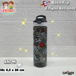 Botol Minum Sedotan 630 ml Anak Laki-Laki / Botol Air Minum Anak Sedotan silicone 630ml BPAFREE / Botol Ecl Astronot