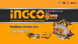 INGCO 20V 7-1/4" CORDLESS CIRCULAR SAW | BRUSHLESS MOTOR | CSLI18513 CSLI1851