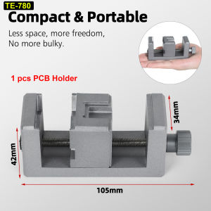 Toolour Adjustable PCB Holder Circuit Board Holder Helping Hand Soldering Repair Tool for Soldering/Desoldering Repair Tool