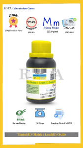 Timbal(II) Oksida / Lead(II) Oxide / PbO CP 50 Gram