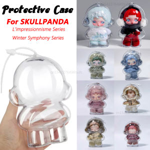For Skullpanda Protective Case For Skull Panda Winter Symphony and Impressionnisme Series Plush Dolls Portable Organizer Gift