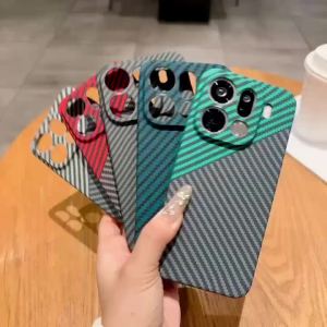 Ốp Lưng Cứng Bằng Sợi Carbon Cao Cấp Cho Xiaomi 13/14/15/17 Pro Max - Bảo Vệ Chống Trầy Xước Siêu Bền
