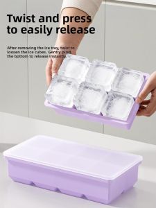 DEMING | Soft Silicone Large Ice Cube Mold for Whiskey
