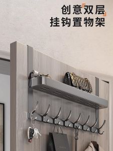 Móc Treo Quần Áo Gắn Trên Cửa Có Chất Kết Dính Chắc Chắn Không Cần Khoan Bộ Sắp Xếp Lưu Trữ Treo Tường Cho Quần Áo Và Mũ