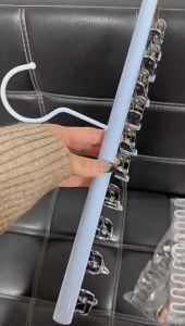 MLADEN  Stainless Steel Hanger with Clip 10 Clips Hanger Clothes Drying Rack Sock Underwear Hanger