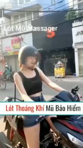 【FUCO】Lót mũ nón bảo hiểm Silicon Massage chống nóng chống xẹp tóc thông thoáng làm mát chăm sóc bảo vệ da đầu