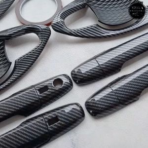 Paket Handle Outer Tank Cover Mobil Veloz 2022-2024 Carbon All Variant