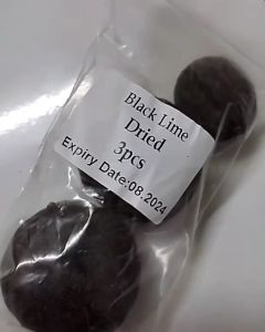 Dried Black Lemon (3 pcs) (Lumi) | Nasi Arab Limau Kering / Limau Hitam | Dried Lemons