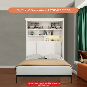 QIANGXIANG | Giường Tàng Hình Đa Năng và Tủ Kết Hợp Giường Gấp Đôi