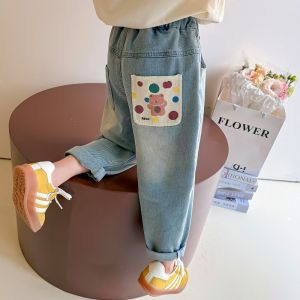 LIREGONGZHU | New Stylish Childrens Trousers Straight