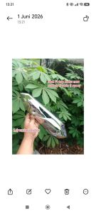 Cover tutup knalpot bahan besi stanles anti pecah scoopy beat vario 110fi spacy