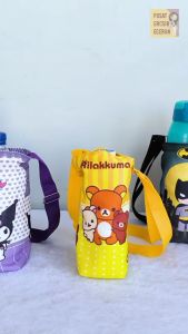 Tas Botol Minum Bahan Kanvas Seri Princess Sarung Botol Minum Anak Aneka Karakter