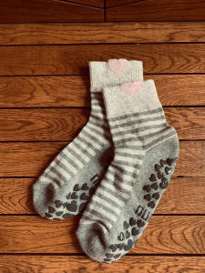 Pure Cotton Anti-Slip Yoga Socks 2 Pairs Pack Fracture Price Pilates Cute Girl Heart Ballet Dance Non-Slip Maternity Fitness