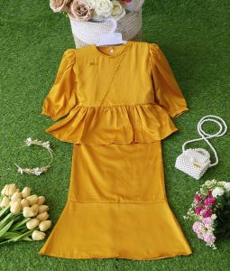 Setelan rok anak silk kekinian 1sampai12 tahun// setrok anak pesta//one set rok anak