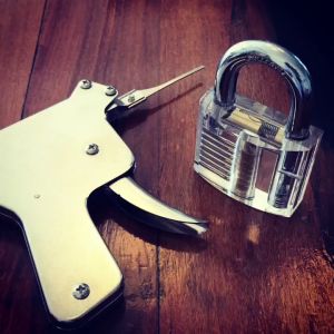 COD LiUSHi Alat Pembuka Gembok Pintu Lockpick Gun Locksmith Tool LS 089 / Alat Pembuka Kunci Dan Gembok Tanpa Kunci