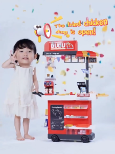 ของเล่นเด็กครัว อาหารเปลี่ยนสี ชุดห้องครัวเด็ก  ชุดครัวใหญ่ มีเสียง มีไฟ มีควัน ชุดครัวของเล่น  ของเล่นจำลองการทำอาหารในครัว บทบาทสมมุติ ของเล่นในครัว ของขวัญคริสต์มาส