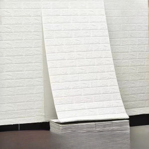 70cmx1/5/10m 3D Gạch Dán Tường DIY Xốp Dính Giấy Chống Thấm Nước Cho Trang Trí Phòng Khách Phong Cách Hiện Đại Cải Tạo Tường