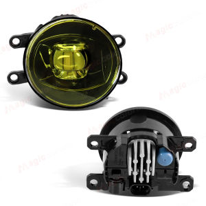 2Pcs 3.5in Car Fog Lamps For Toyota Nissan Honda Ford Suzuki Mitsubishi Models For Corolla Camry RAV4 Civic X-Trail LED Yellow