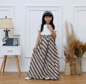 Rok Anak Batik Umur 2-13 Tahun