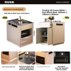 Weimei | Mobile Multi-functional Island Cabinet