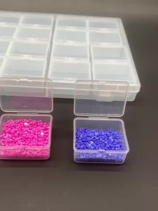 30pcs Clear Plastic Storage Box Set for Beads Jewelry & Craft Supplies - Portable Stackable Organizers with Individual Lids
