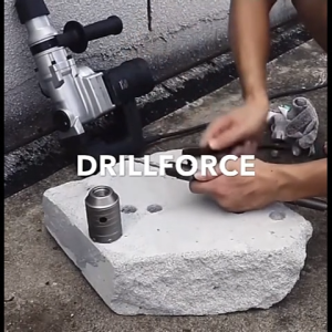 Drillforce 30-160mm Concrete Hole Saw Electric Hollow Core Cement Stone Wall Air Conditioner Masonry SDS Plus Max Hex Drill Bit