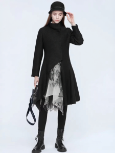 S·DEER | Winter Fashion Irregular Patchwork Long Coat