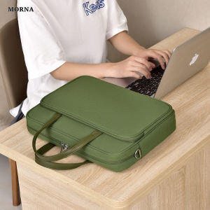 MORNA Laptop Bag 13.3 14 15.6 17 Inch Notebook Bag Sleeve For Macbook Air Pro 16 Case Xiaomi Shoulder Handbag New Waterproof Briefcase
