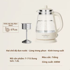 Kamjove | Bình Đun Điện Giữ Nhiệt Phun Hơi Nước Đun Trà