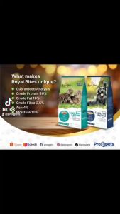 ROYAL BITES - SUPER PREMIUM GRAIN-FREE CAT FOOD 3.0KG - For Adult Cat Food Kibbles for Sensitive/Food Allergy Prone Cats - 40% Protein