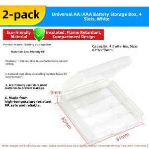 Risym | Battery Storage and Protection Box for AAA AA 18650 Plastic