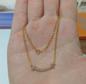 Kalung Smile Dewasa Nori Fancy Ukir (Perak 925)