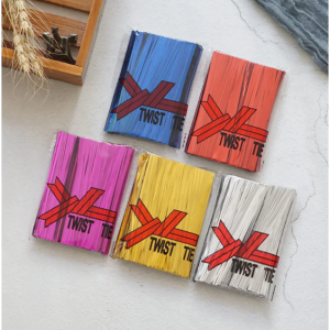 800Pcs/Pack Metallic Twist Tie for Bread Lollipop Cookies Souvenirs Packaging Twist Ties Wire