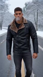 Áo Khoác Da PU Nam Thời Trang Mùa Thu Kiểu Dáng Biker Có Lót Lông Size EU Hàng Hiệu Thời Trang Mô Tô