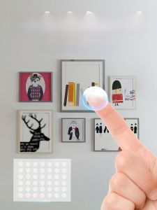 No-Trace Double-Sided Tape for Wall Hanging Photos Posters Fixed to Tile Walls Strong Adhesive Clear Tape Indoor Use Acrylic