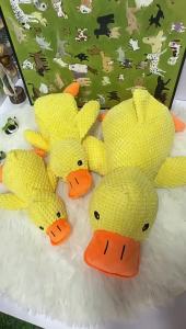 Duck Shape Dog Toy Quacking Plush Pet Toy For Small Large Dog Durable Puppy Molar Chew Toy Fun Interactive Plaything Dog Supplie
