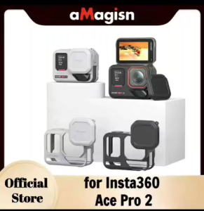 aMagisn AC24 Silicon Case For Insta360 Ace Pro 2 Protective Cover Case Silicon With Lens Cap