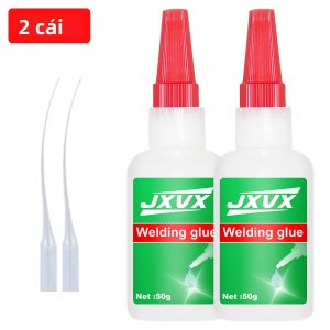 50g Keo Siêu Dầu Cực Mạnh Đường Hàn Cường Độ Cao Keo Siêu Dính Đa Năng Cho Gốm Sứ Nhựa Kim Loại Thủy Tinh Với Dụng Cụ Phân Phối Chính Xác