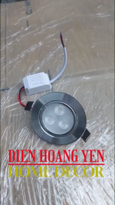 Đèn led âm trần 3w mắt ếch PHI 65mm