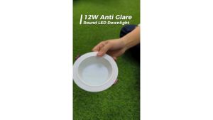 [1PC] Borong365 12W Anti Glare Round LED Light Ceiling Lamp Recessed Downlight Lampu Siling Ceiling Downlight LED