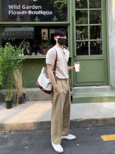 DAVID&ME | Vintage Casual Loose Leg Pants