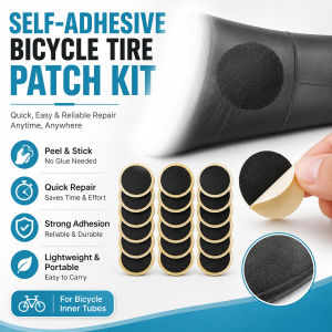 PINMOAP Self Adhesive Bike Tube Patch Kit Tire Repair Pad for Bicycle Inner Tube Puncture MTB Road Cycling Repair Tool