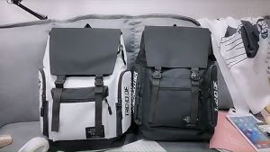 2025 Men's Trendy Large Capacity Canvass Backpack: Waterproof Casual Design