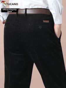 TUCANO | Cotton Corduroy Mens Casual Pants for Middle-aged and Senior Men