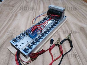 Power inverter PAC 24TR TAHAN AIR & Flip flop Driver Trafo Non gap e.258 6A spek 24V ( 2 accu ) COD mantap