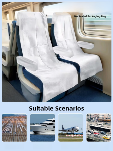 Disposable Thickened Train Seat Cover High Speed Railway Aircraft Dirt Resistant Pad Bus Chair Sleeve Travel Hygiene Towel