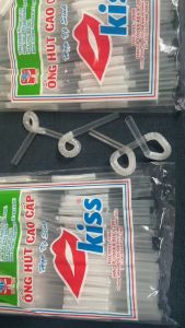 ỐNG HÚT NGHỆ THUẬT 2 ĐẦU CO TRONG SUỐT MỖI BỊCH 50 CÁI #THUYTINHDIY