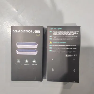 5 Years Lifespan Solar LED Step Lights Waterproof IP68 Outdoor LED Deck Lights Auto ON OFF for Stairs Driveway Deck Walkway Dock
