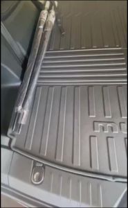 Isuzu MU-X MUX 2021 to 2025 Bendable Full Cargo Trunk Tray with Backseat PREMIUM MATERIAL Thailand Quality 2022 2023 2024 ( Car Accessories )